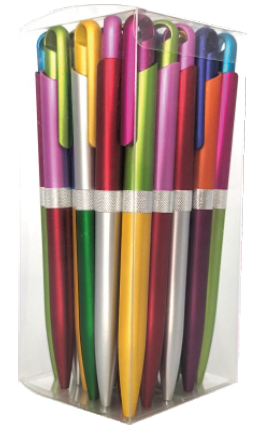FIROL CREATIVE propiska plast mix 25ks barevné komponenty /D mix s potiskem