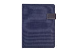 STREPIA A4 portfolio textil /D modrá s potiskem