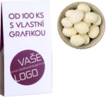 Mandle v bílé čokoládě a kokosu 40 g  s potiskem