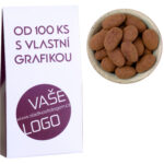 Mandle v mléčné čokoládě a skořici 40 g  s potiskem